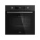 INDEPENDENT OVEN BUILT IN  HSB 6350 FBK (70LT / A+ / BLACK / POP / ΥΔΡΟΛΥΣΗ / ΤΗΛΕΣΚΟΠΙΚΟΣ)